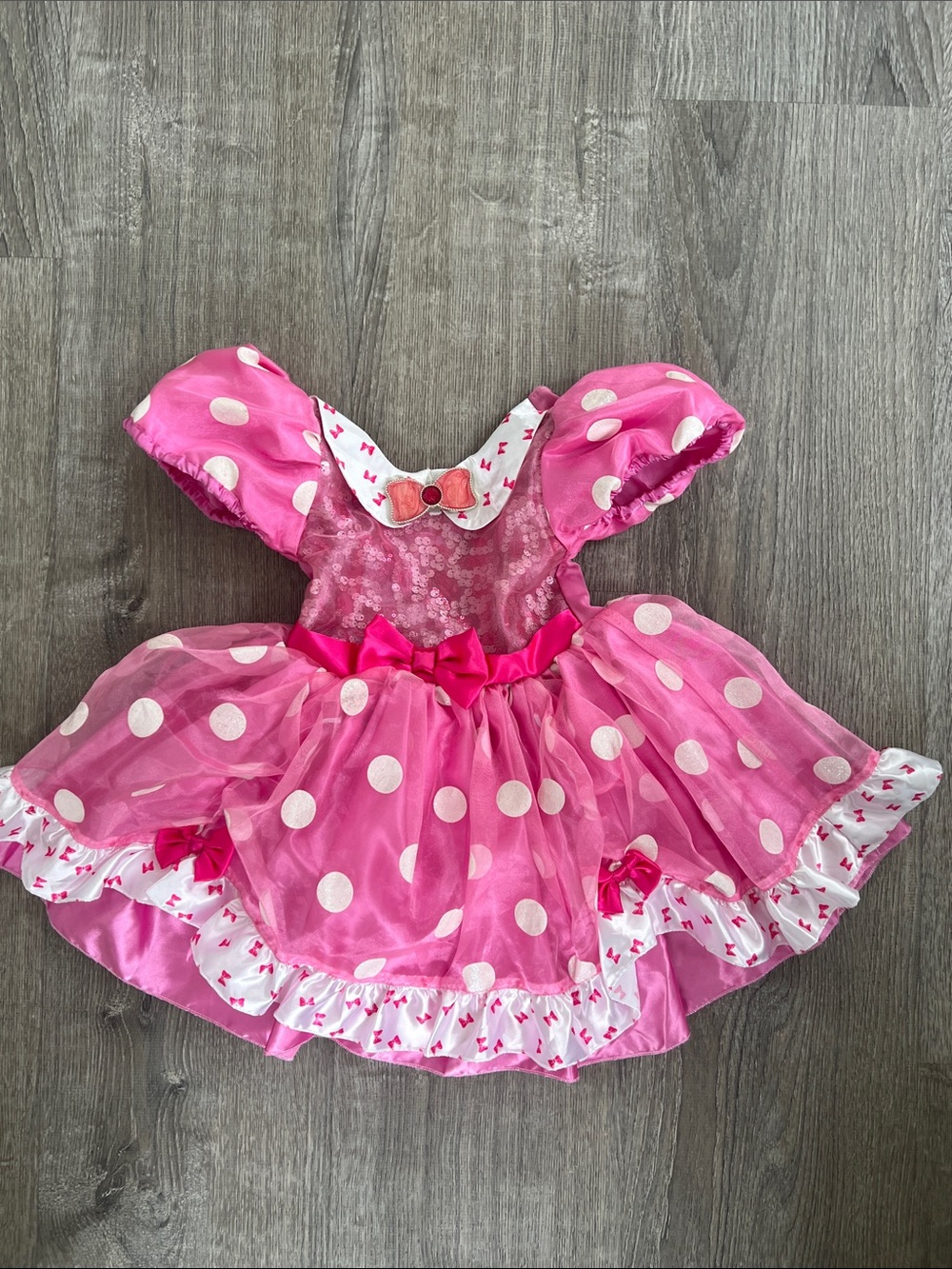 Disney Minnie Pink Polka Dress